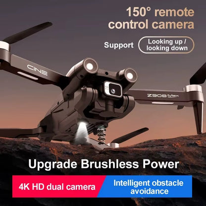 Z908 Pro Max Drone Professional 8K GPS Dual HD Aerial Photography FPV Brushless Obstacle Avoidance Quadcopter 9000M